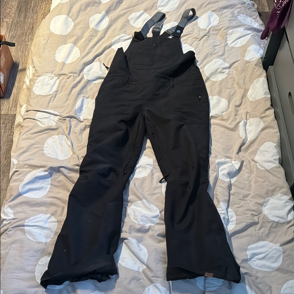 Roxy black snowboard bibs